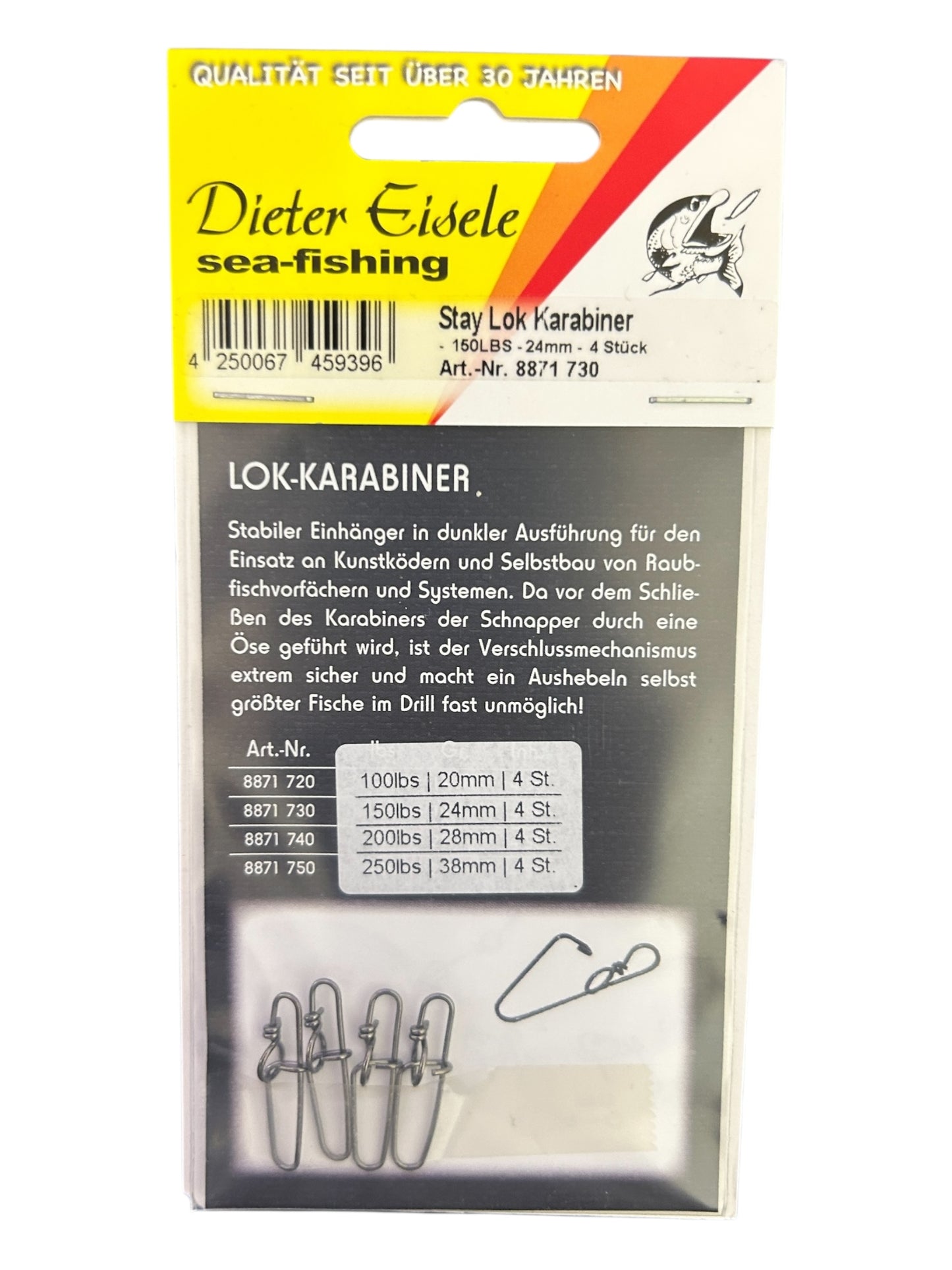 Sea-Fishing Stay Lok Karabiner