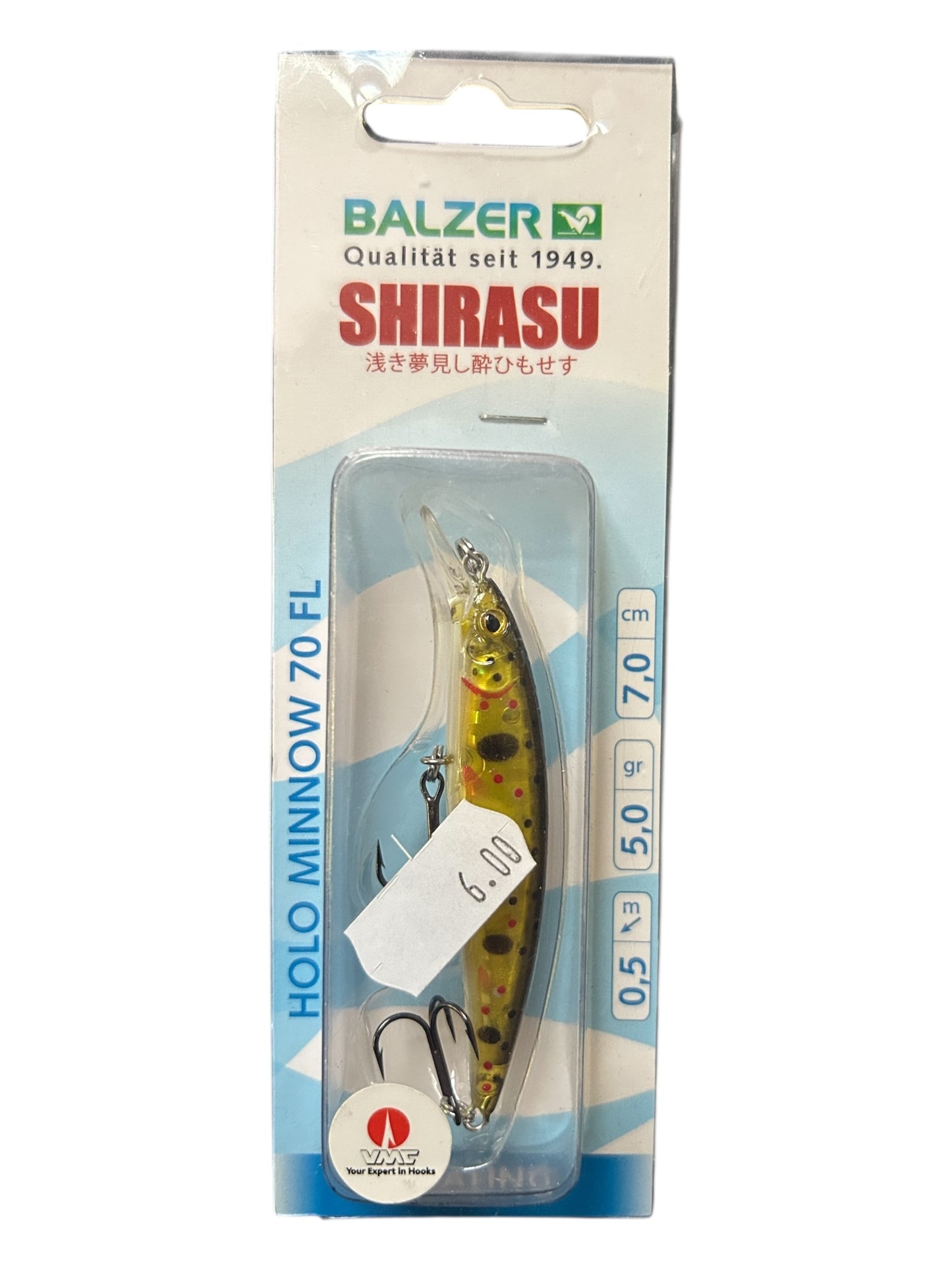 SHIRASU Holo Minnow 70 FL